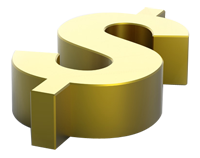 gold-dollar-sign-on-ground